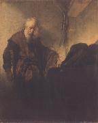 St paul at his Writing-Desk (mk33) Rembrandt